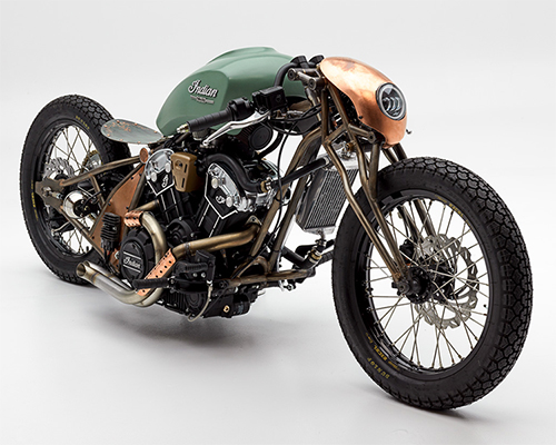 custom indian scout bobber by NASA engineer wins indian motorcycle's contest