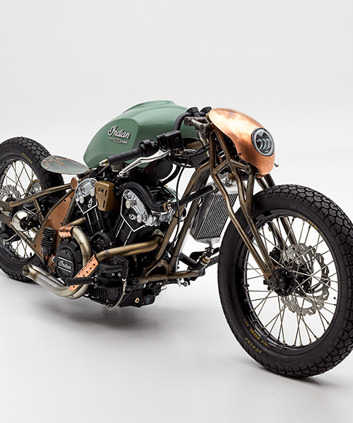 custom indian scout bobber by NASA engineer wins indian motorcycle's contest