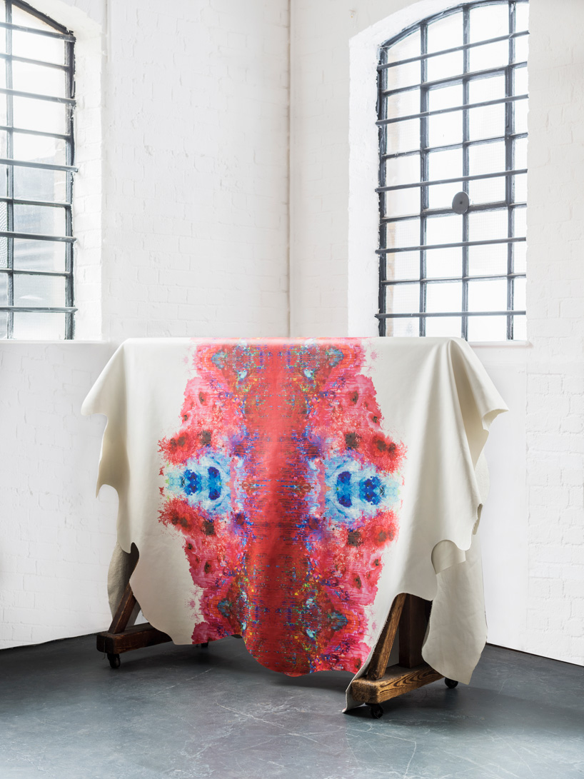 tom dixon and faye toogood among designers invited by bill amberg to debut new digitally printed leather