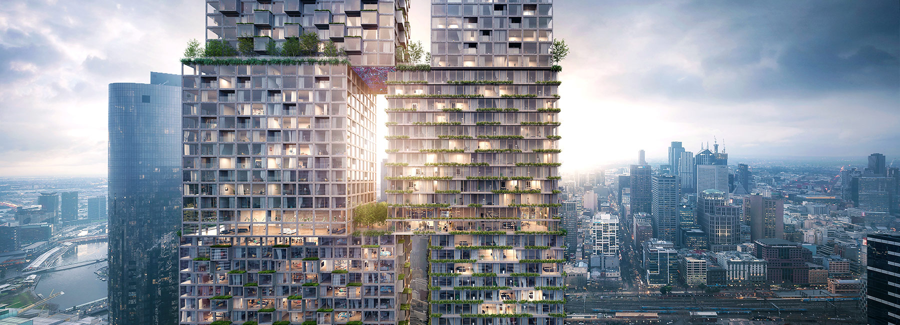 BIG unveils 'lanescraper' for melbourne's southbank by ... BIG unveils 'lanescraper' for melbourne's southbank by ...