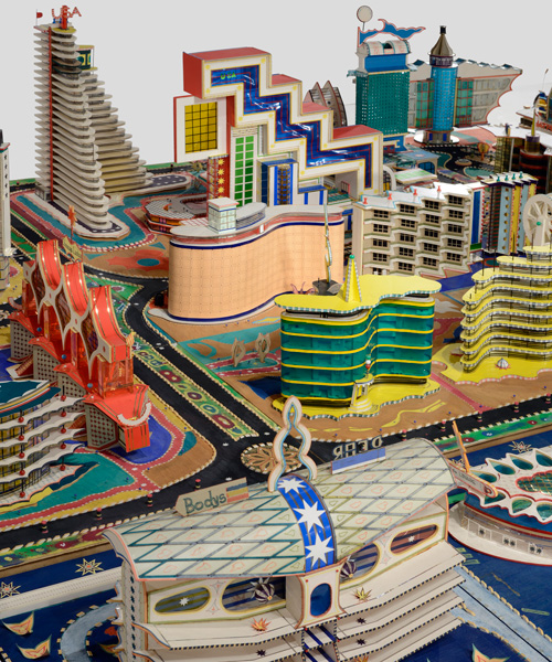 the fantastical city dreams of visionary artist bodys isek kingilez at MoMA