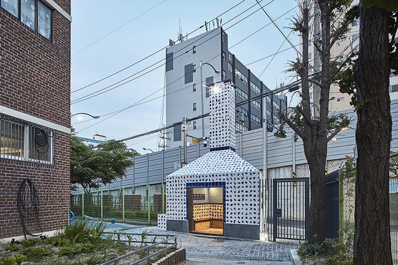  urban society transforms a waste incinerator with tiles bearing the breath of local residents