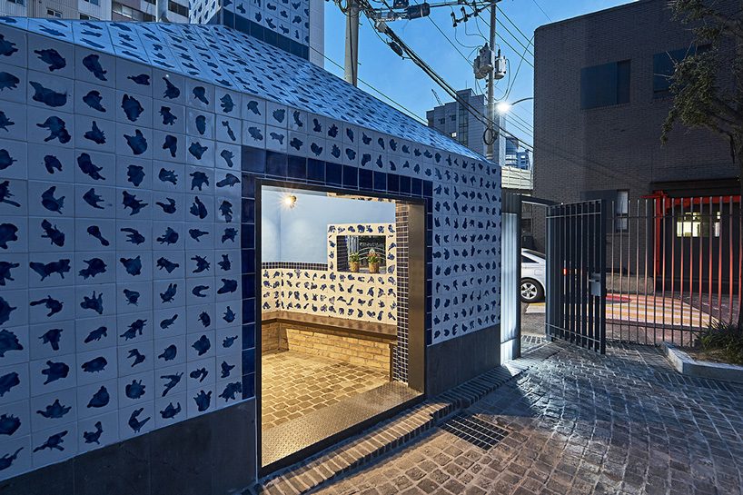 urban society transforms a waste incinerator with tiles bearing the breath of local residents