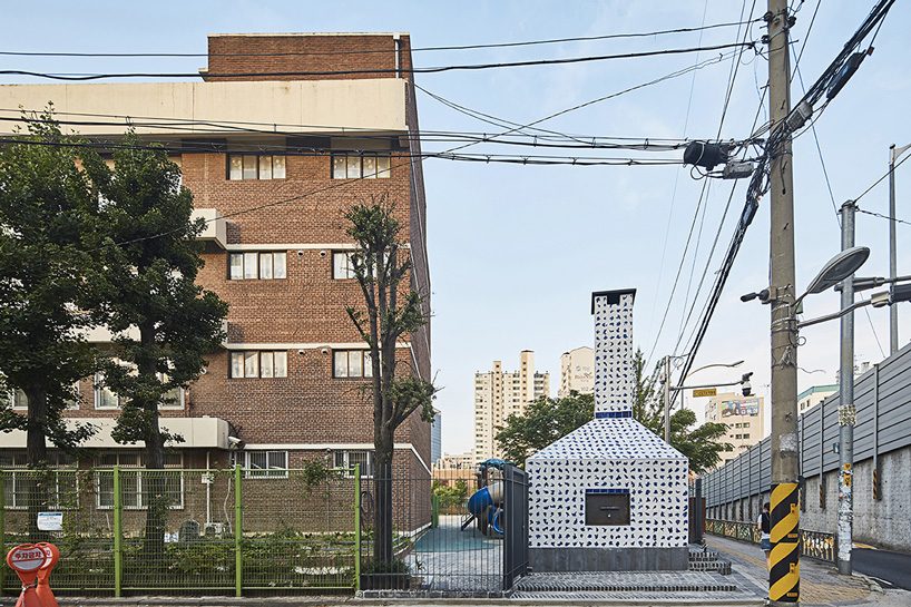 urban society transforms a waste incinerator with tiles bearing the breath of local residents
