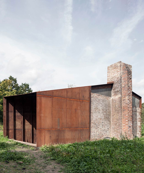 carmody groarke's two pavilions emerge from the grounds of an east sussex rural home