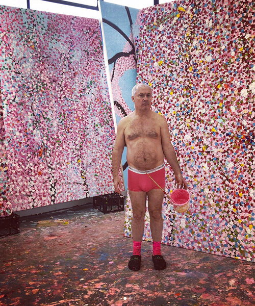 damien hirst chooses short and sweet winning caption for his first instagram competition