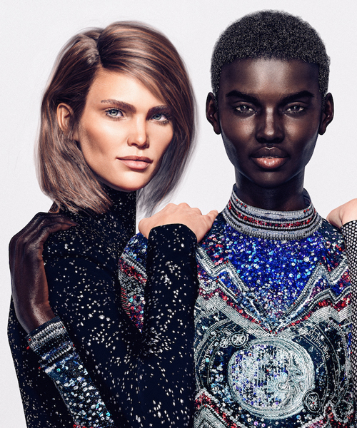 virtual army of digital supermodels replace real people in fashion campaign by balmain