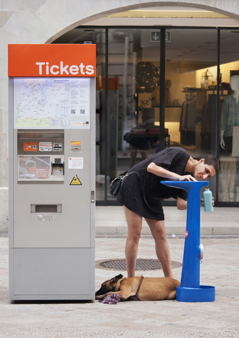dimitri nassisi reimagines the fire hydrant as a public fountain