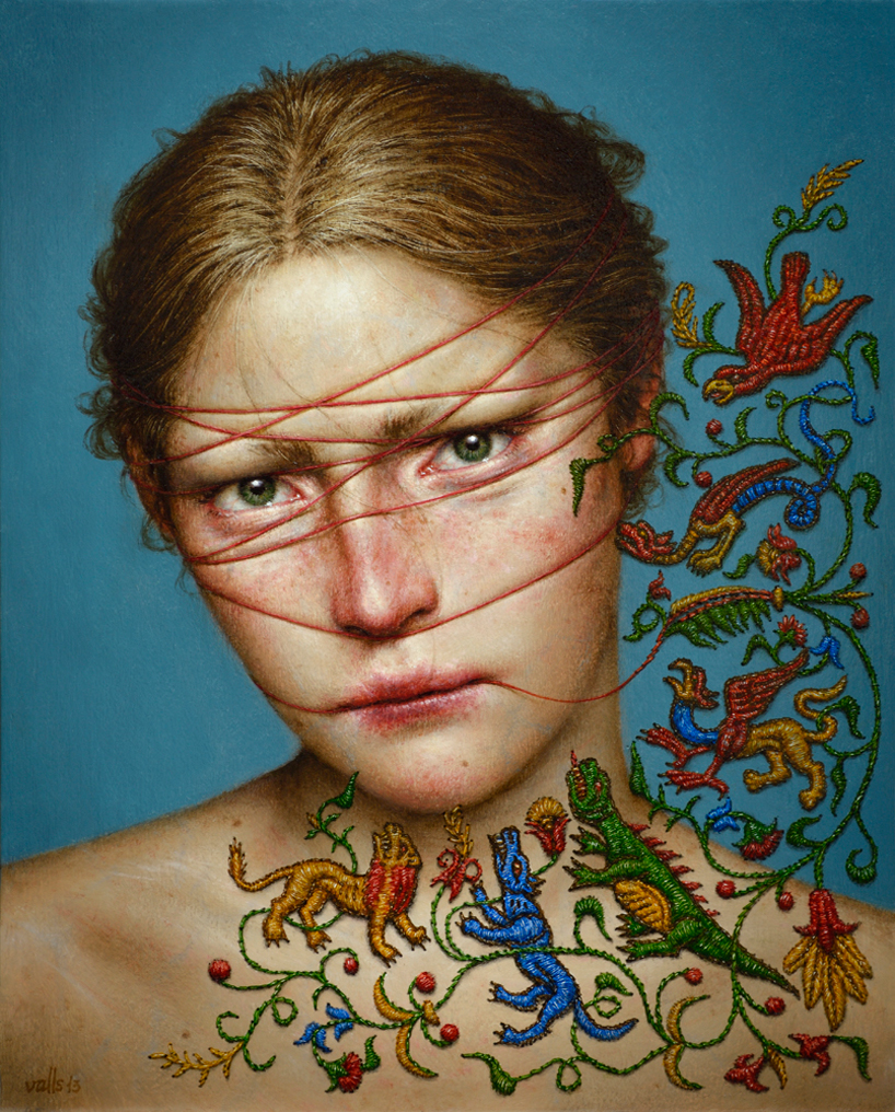 dino valls paints nude bodies somewhere in between pain and beauty