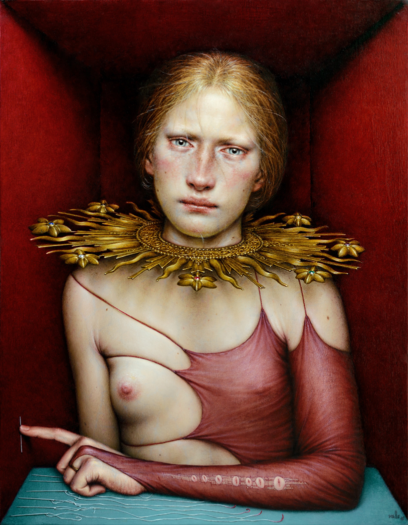 dino valls paints nude bodies somewhere in between pain and beauty