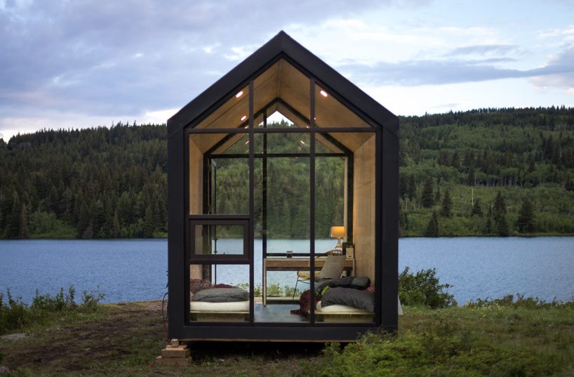 'plug and play' prefab cabin by drop structures can be installed without a building permit