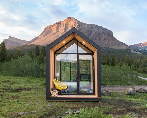 'plug and play' prefab cabin by drop structures can be installed without a building permit