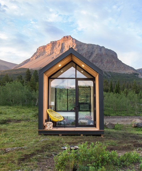 'plug and play' prefab cabin by drop structures can be installed without a building permit