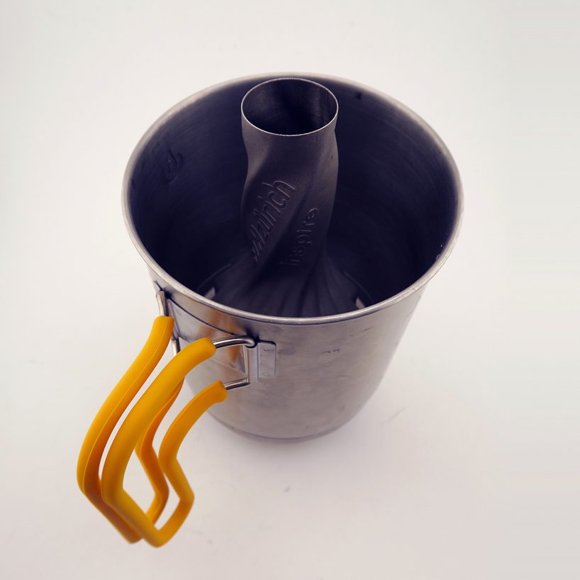 ETH zurich designs peakBoil, a 3D-printed camping stove