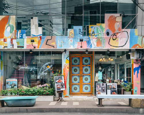 flat12x combines art and a mixture of decoration styles in bangkok restaurant 'sundays'