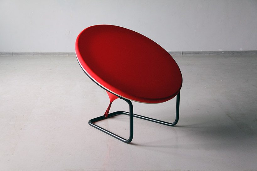 gaudutė žilytė's red dot chair designboom