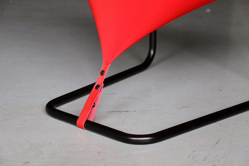 gaudutė žilytė's red dot chair designboom