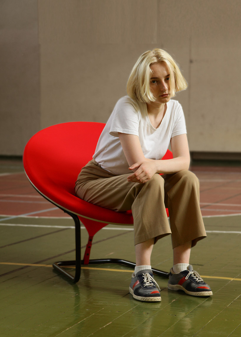 gaudutė žilytė's red dot chair designboom