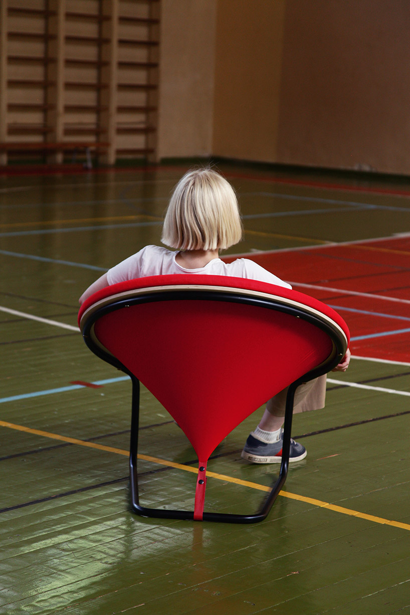 gaudutė žilytė's red dot chair designboom