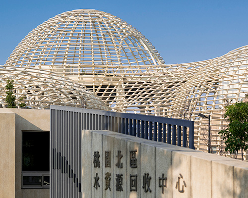 this sewage treatment plant in taiwan references a purifying mountainous dreamland