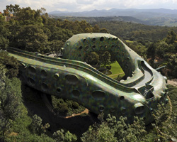 this psychedelic mexican snake house is probably the most surreal airbnb can get