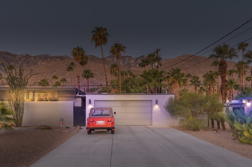 ludwig favre captures california's most iconic mid-century architecture at dawn palm springs, morning lights
