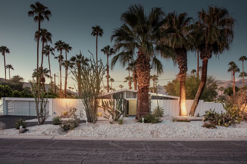 ludwig favre captures california's most iconic mid-century architecture at dawn palm springs, morning lights