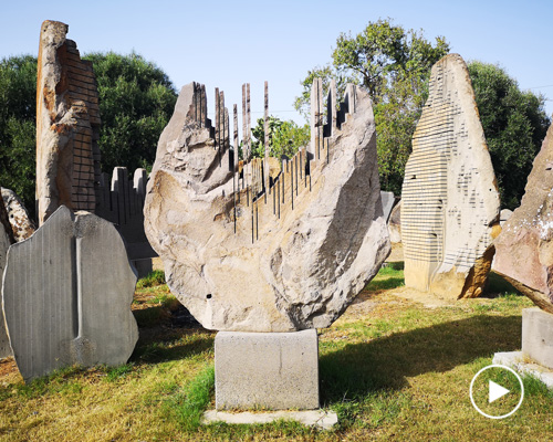 magic singing stones in the giardino sonoro by pinuccio sciola