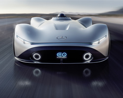 mercedes-benz EQ silver arrow unveiled at concours d’elegance at pebble beach
