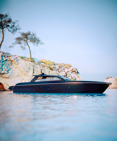OTAM 85 GTS is a gullwing door supercar-inspired superyacht