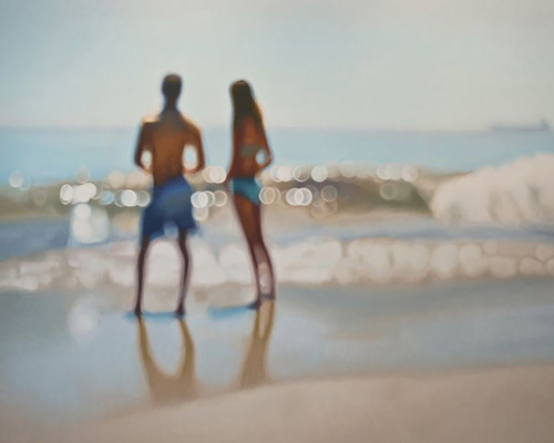 philip barlow's out-of-focus oil paintings depict a world for short-sighted people