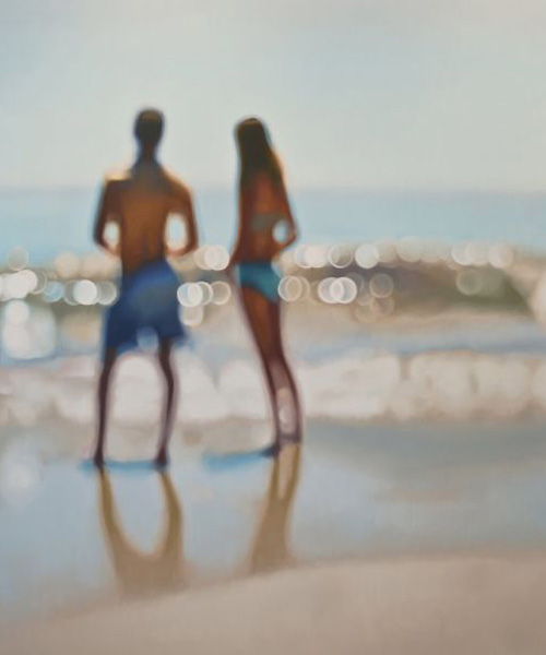 philip barlow's out-of-focus oil paintings depict a world for short-sighted people