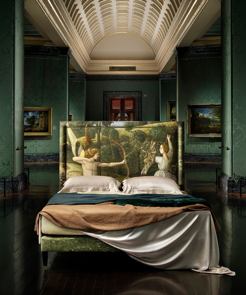sleep with a masterpiece: london's national gallery and savoir beds embark on exclusive collaboration