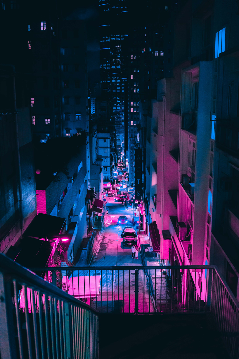 Steve Roe S Vaporwave Aesthetic Captures A Cyberpunk Urbanism