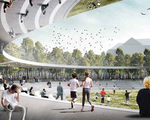 superspace proposes ‘the ring’, a public space for prague’s victory square development