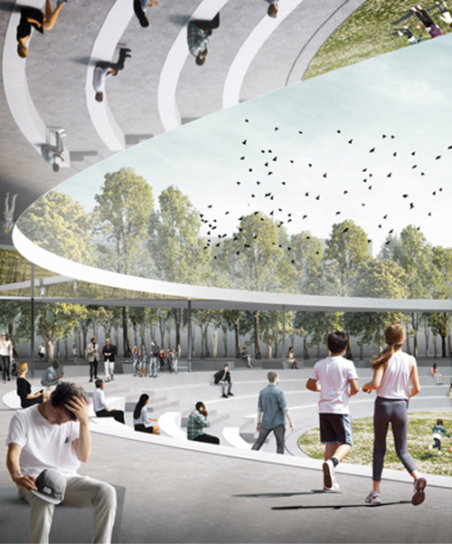 superspace proposes ‘the ring’, a public space for prague’s victory square development