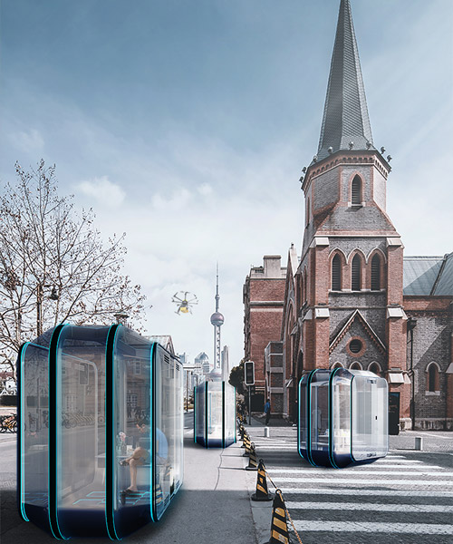 these modular pods by florian marquet are designed to replace homes for future generations