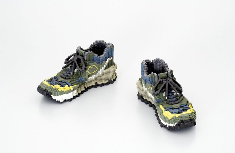 toshiya masuda's low pixel ceramics resemble the icons of 1980s computer games