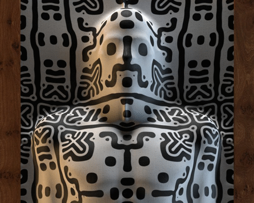 YAKAZA's ethno-futuristic patterns seek to define an identity for humans in the digital realm