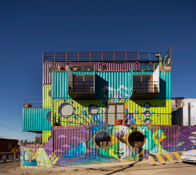 Jenga-Like Hotel Made of Stacked Shipping Containers - WebUrbanist