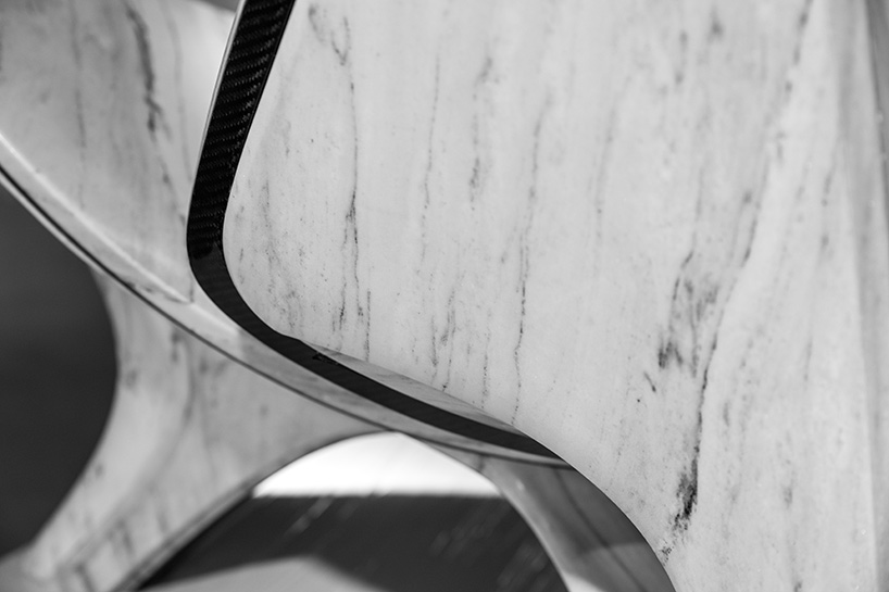 zaha hadid marble chair