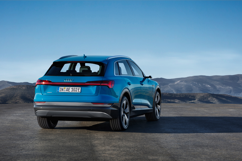 all-new, all-electric AUDI e-tron fitted with virtual exterior mirrors