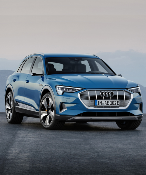 all-new, all-electric AUDI e-tron fitted with virtual exterior mirrors
