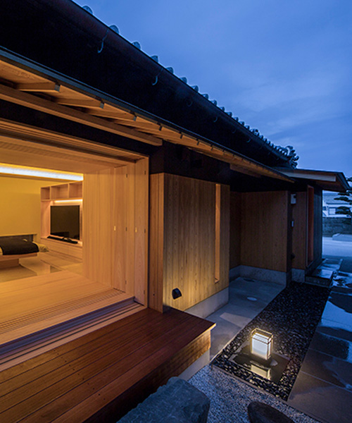 atsumasa tamura renovates japanese residence as a space to admire a hiroshi senju painting