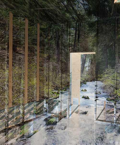 chris engman's immersive architectural landscapes explore perception and illusion
