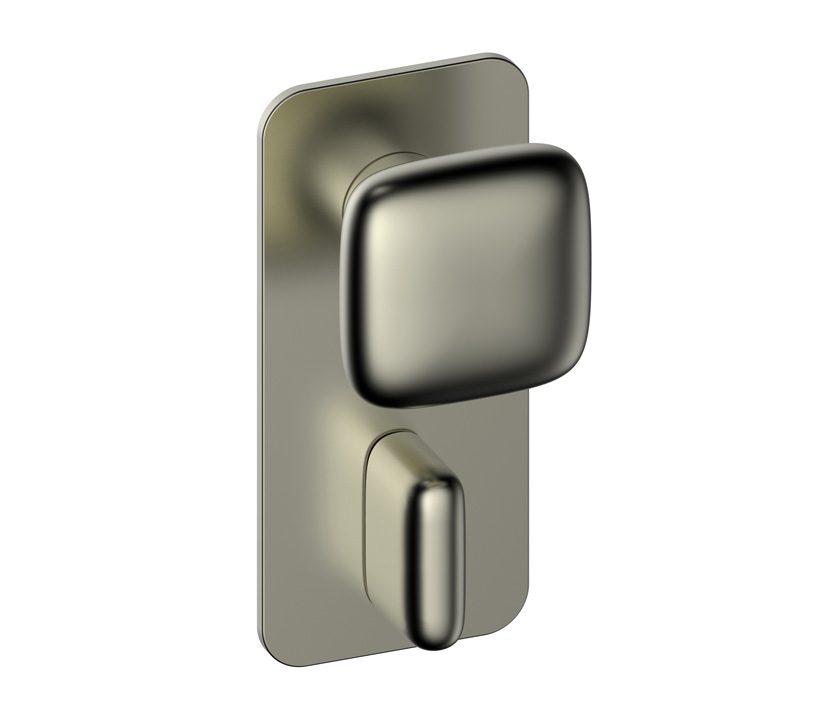 claesson koivisto rune develops soft door handle for turn with a thick lever and round edges