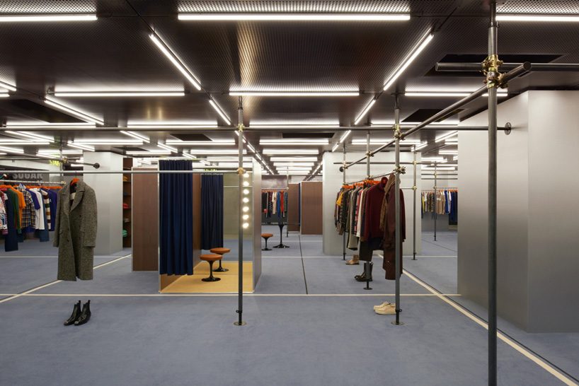 Dimorestudios mix between market and showroom for excelsior milano Interior design studio milano