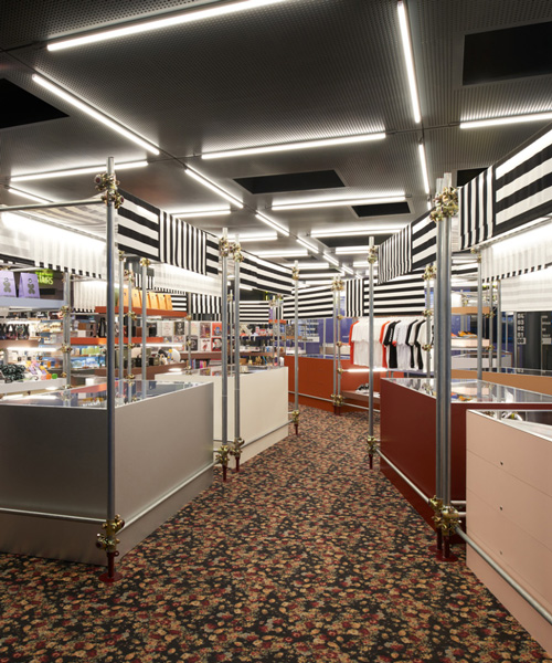 dimorestudio's sophisticated mix between market and showroom for excelsior milano
