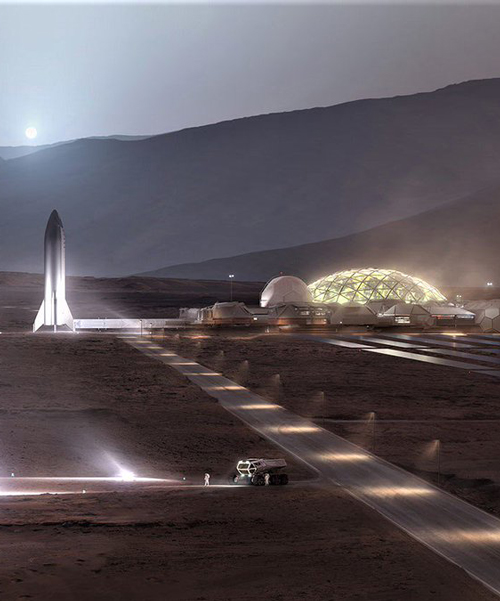 elon musk says building the first city on mars will take 1000 starships and 20 years
