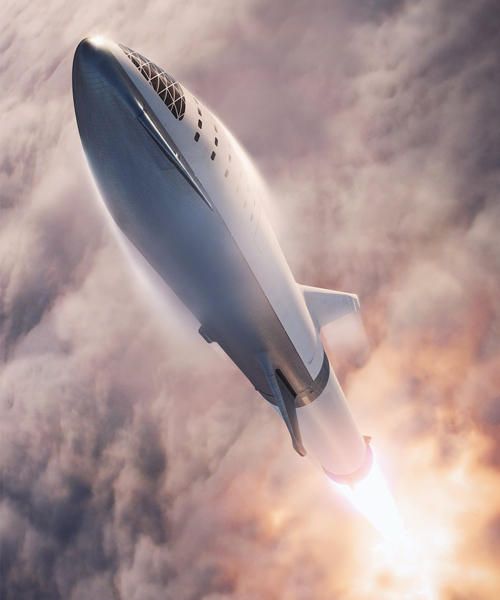 elon musk tweets new images of forthcoming spaceX BFR spacecraft